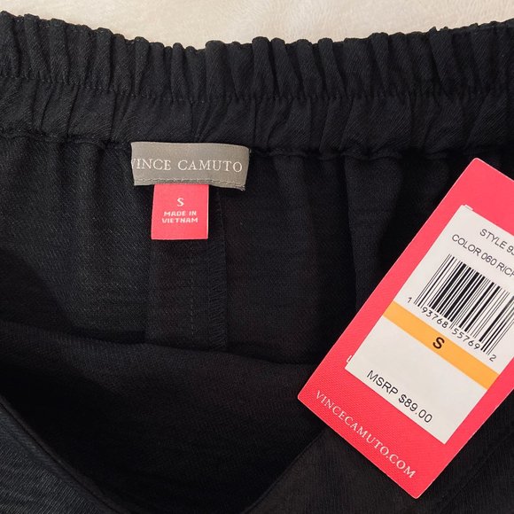 Vince Camuto Black Skirt w/ Ruffle Hem, Size Small - Picture 6 of 8